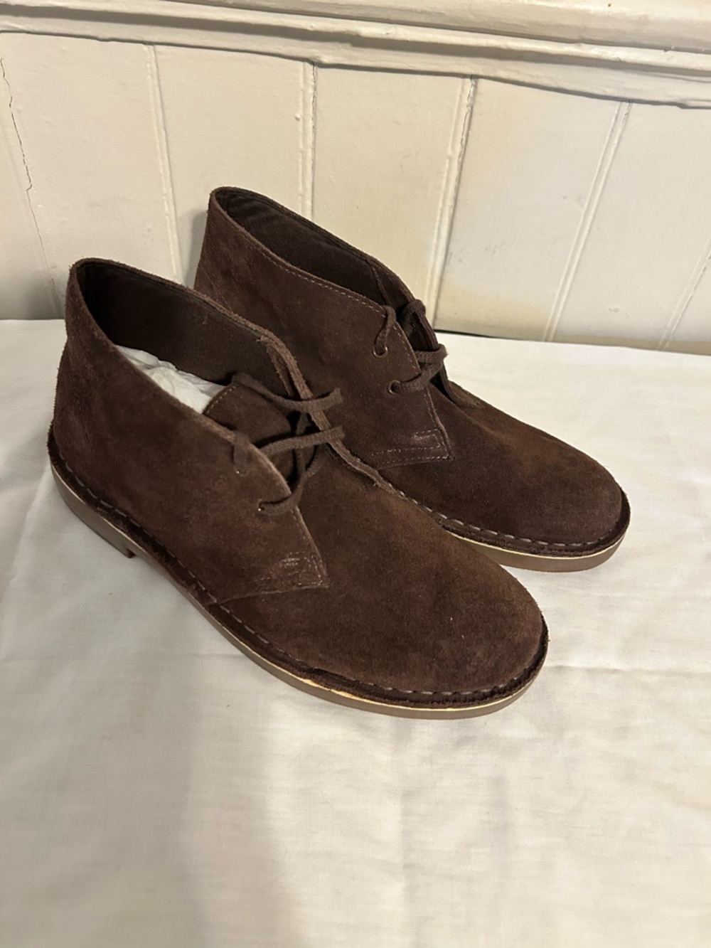 NWOT Clark’s Originals Desert Boots Men’s 8.5 M/ Cola Suede (39852)